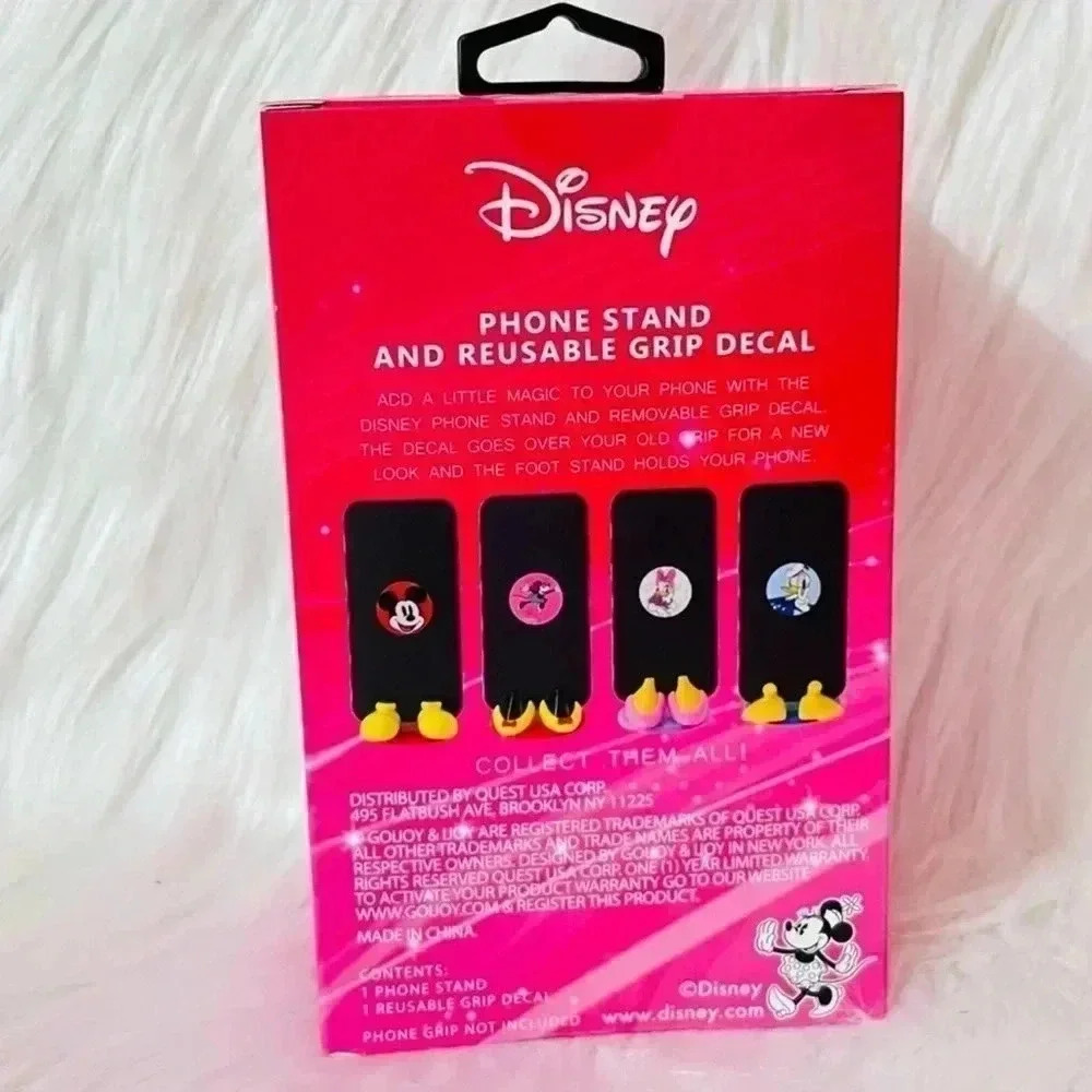NEW SpinPop Minnie Mouse Mickey and Friends Phone Stand and Reusable Grip Decal - Picture 2 of 4